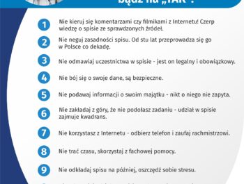 Myśl samodzielnie i nie bój się spisu! To nie boli